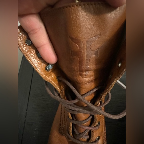 Frye Veronica Combat Boot Brown Lace Up #3476276 Women’s Size 7.5 B - Picture 11 of 11